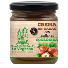 Crema de cacao ecológica con avellanas La Virgitana