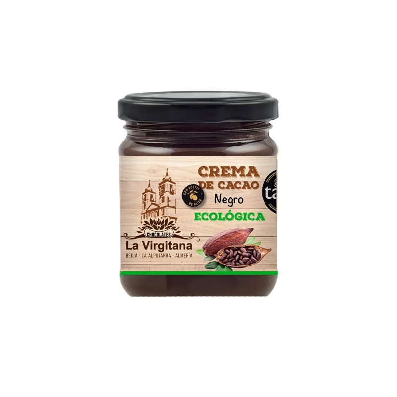 Crema de cacao ecológica negra La Virgitana