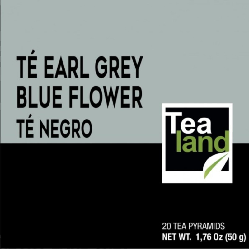 Pirámides té negro earl grey blue flower