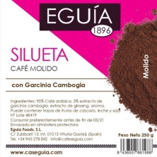Café Silueta arábica tueste natural origen Brasil