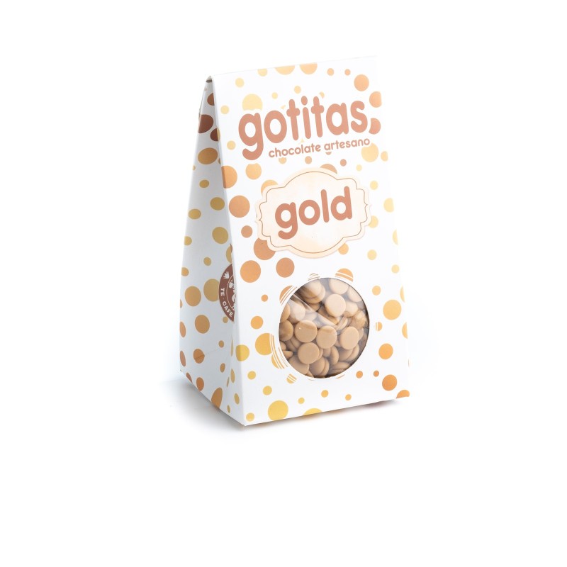 Chocolate gold en gotas (cobertura) Tazitas