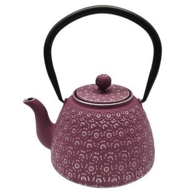Tetera hierro fundido morada 600 ml