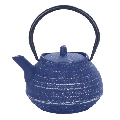 Tetera hierro fundido azul 800 ml