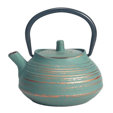 Tetera hierro fundido turquesa 400 ml