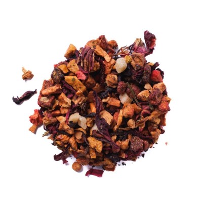 Infusión mezcla de frutas fresa maracuyá