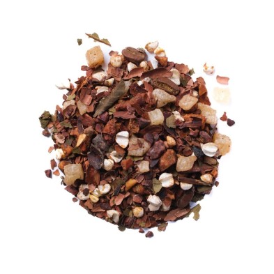 Infusión mezcla de frutas crema de chocolate