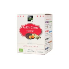 Pirámides té rojo pu erh citrus eco