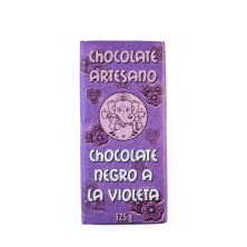 Chocolate negro a la violeta Tazitas